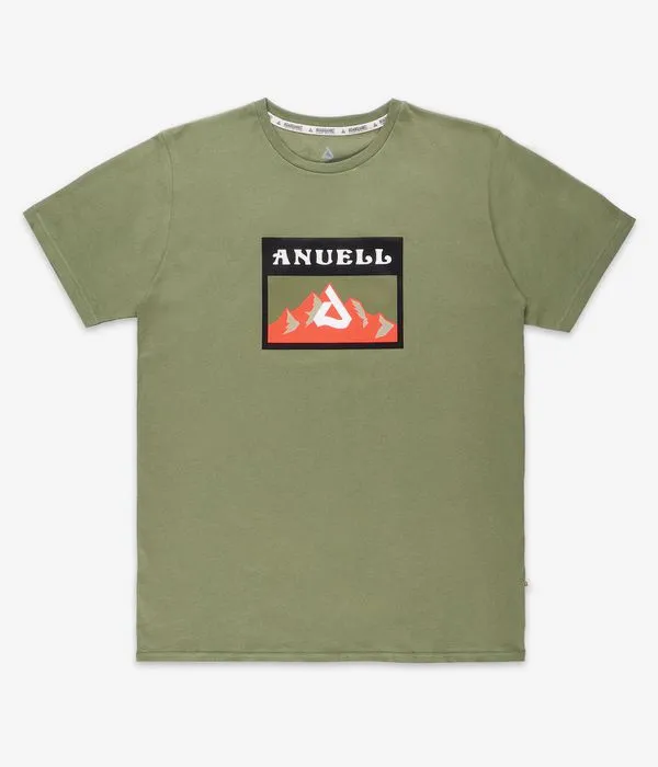 ANUELL CRATER MONS ORGANIC TSHIRT (OLIVE)