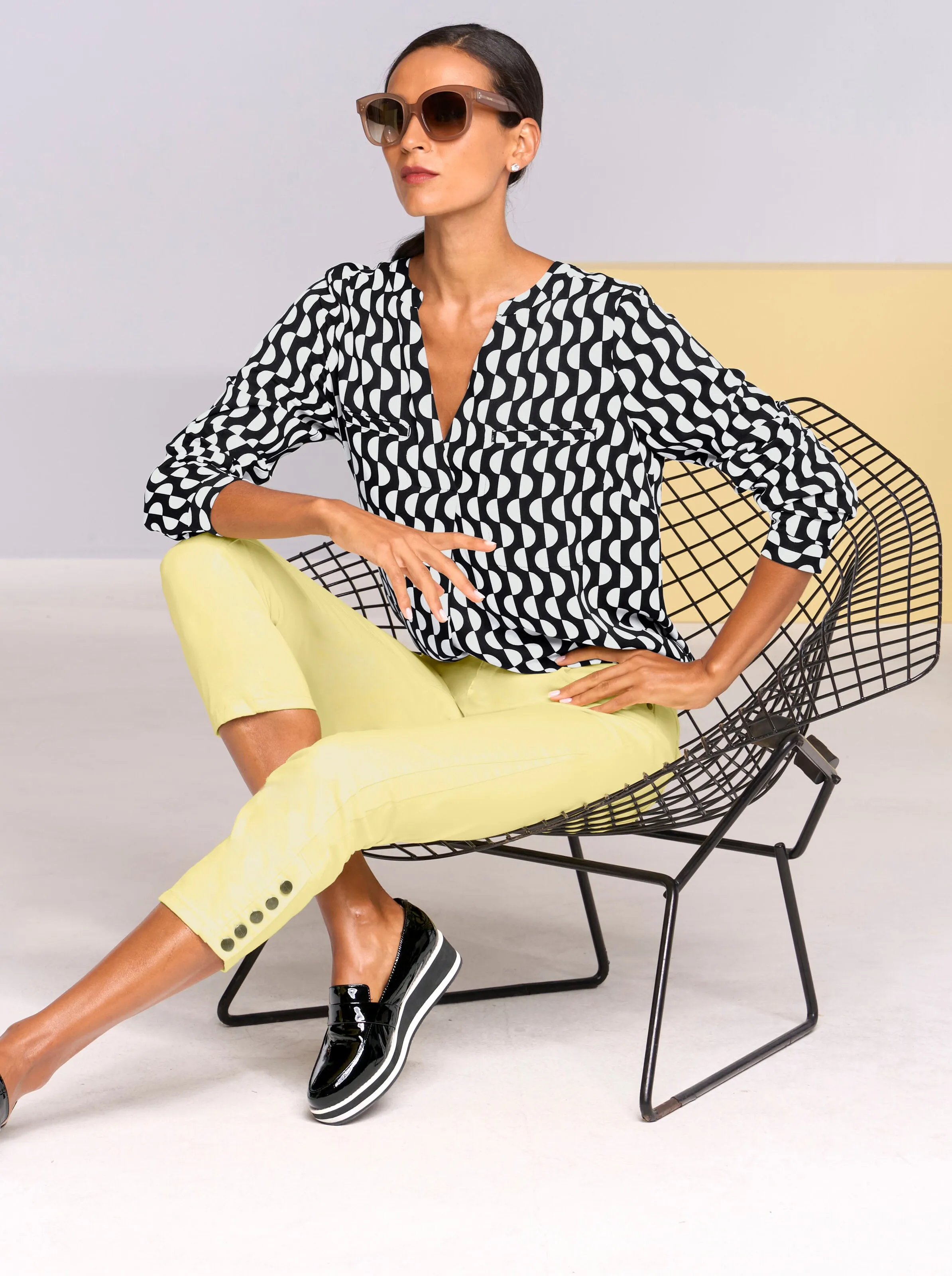 Blouse met print