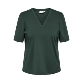 Carmakoma CARANIE SS V-NECK TOP scarab  