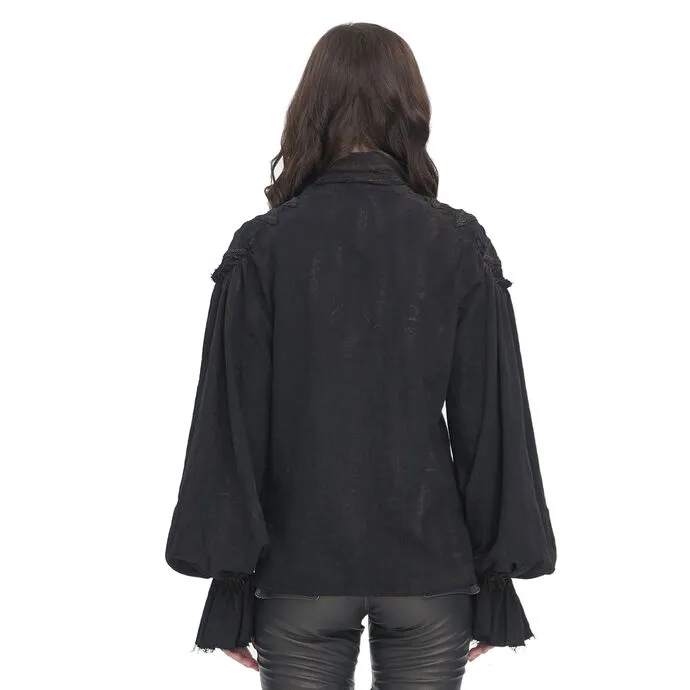 DAMESBLOUSE DEVIL FASHION  STEAMPUNK DISTRESSED