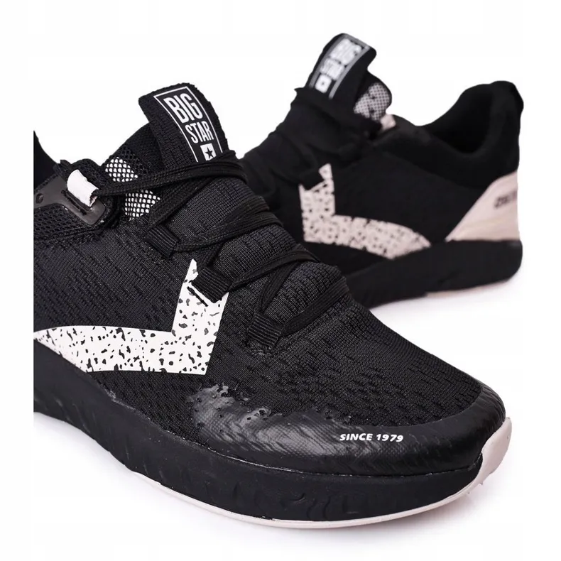 Heren sportschoenen Memory Foam Big Star HH174236 Zwart