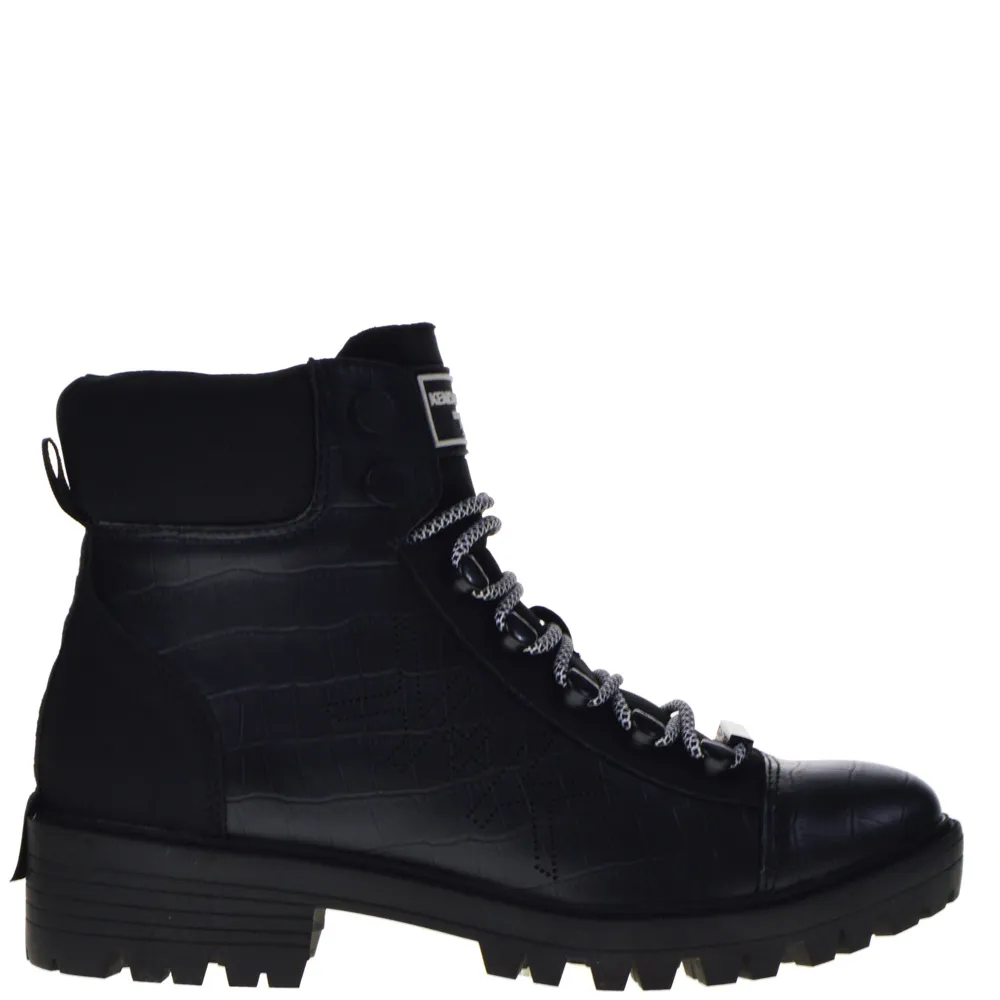 Kendall Kylie Ebari 78397 Halfhoge veterschoenen Zwart