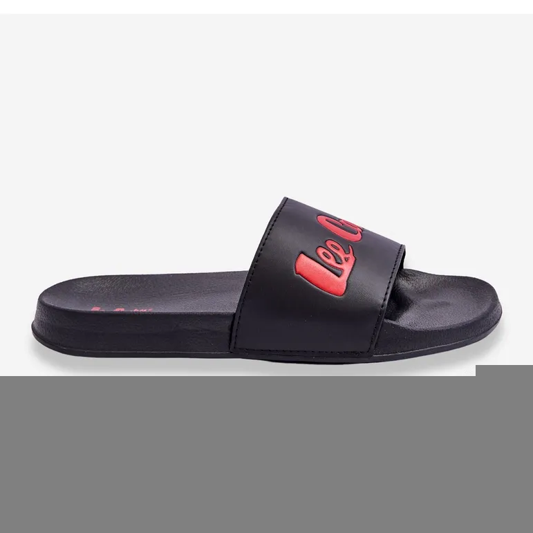 LICHTGEWICHT HEREN LEE COOPER LCW23421730 ZWARTRODE PANTOFFELS