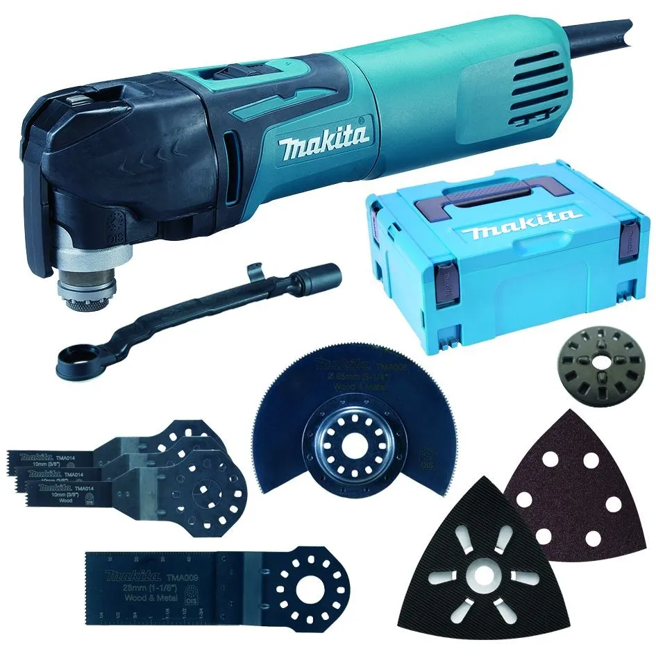 MAKITA Multitool met accessoires 320W, Makpac TM3010CX5J