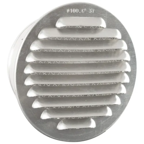 Nedco schoepenrooster alum. Ø 160 mm met aansluitbus