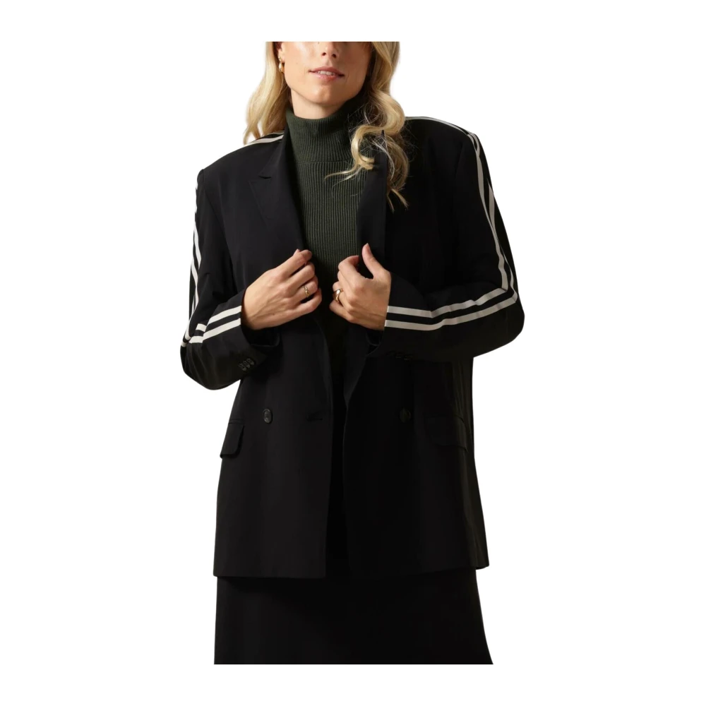 Penn&Ink N.Y Logan-s Zwarte Blazers voor Dames Black Dames