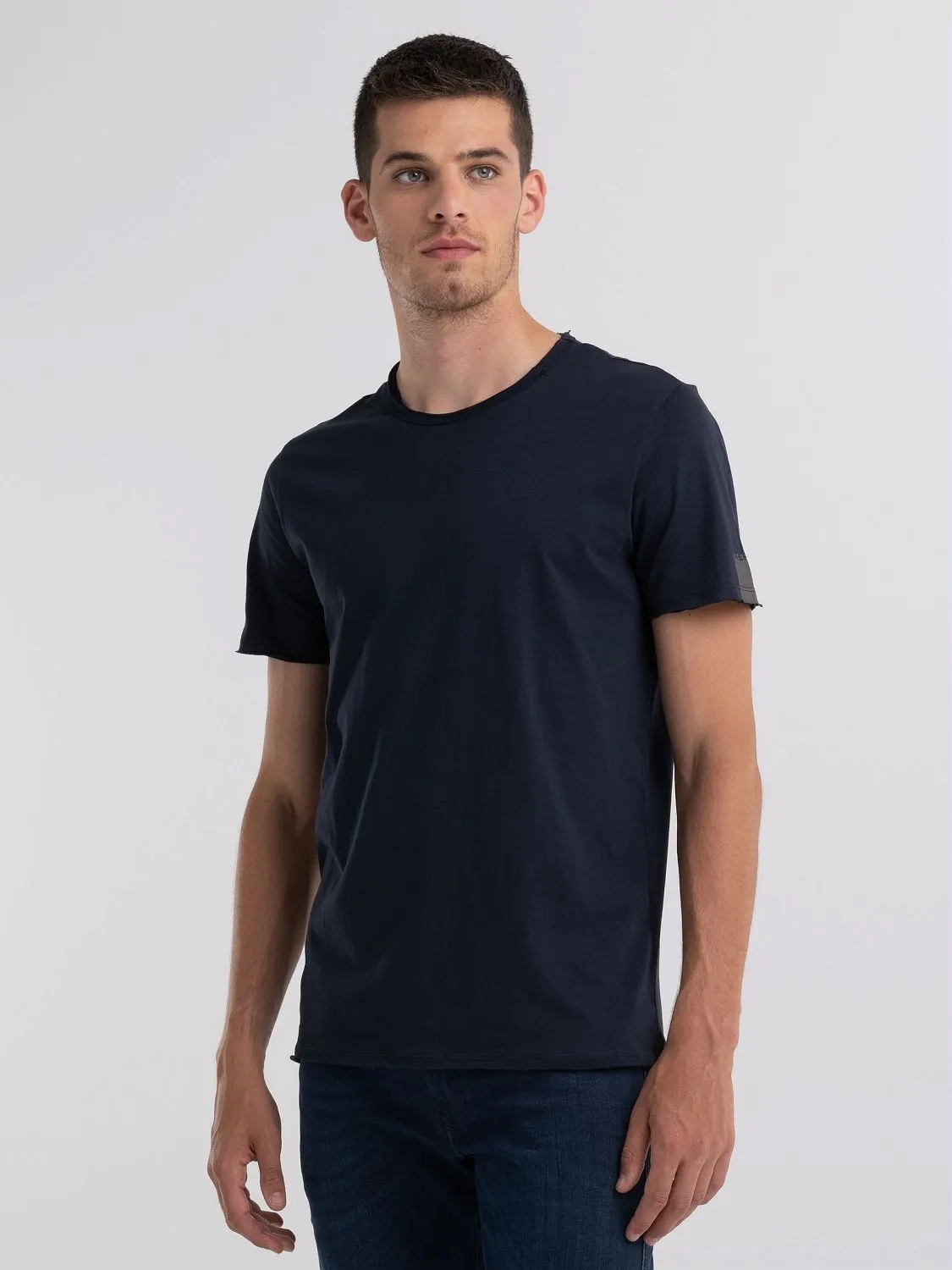 REPLAY TSHIRT REGULAR BASIC JERSEY 30/1  MIDNIGHT BLUE. (M3590 .000.2660  576)