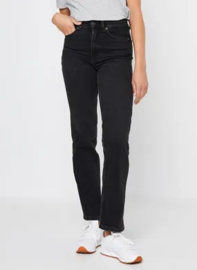      Selected Femme Slfmarie Hw Straight Black W Jean U Noos - Zwart   