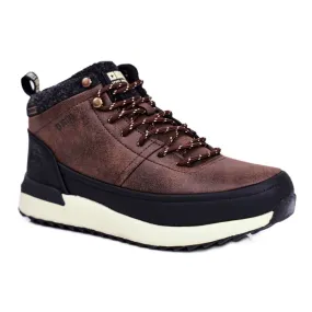 Trekkingschoenen Heren Big Star Outdoor Bruin GG174562 zwart