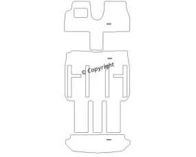 Velours mattenset Fiat Ulysse II 6P. koffermat 2002-2011